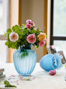 ต้นไม้แก้วสไตล์นอร์ดิกแบบเรียบง่ายสำหรับห้องนั่งเล่น วัฒนธรรมศิลปะย้อนยุค ดอกไม้แห้ง ต้นไม้แก้ว ตกแต่งบ้าน งานฝีมือ