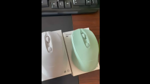 เม้าส์ไร้สายบลูทูธUSB เสียงเงียบ มีแบตเตอรี่ในตัว ปรับความเร็วเม้าส์ได้(มีสายชาร์ทไฟ)