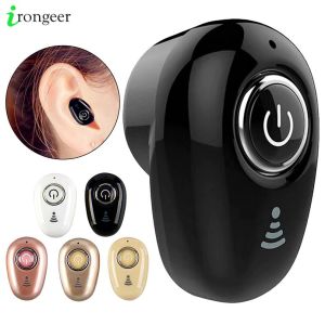 Mini Bluetooth Earphone Handsfree Headset with Mic - S650+ - Black