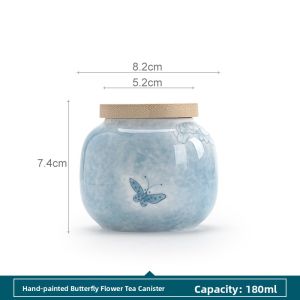 SANXUN | Sealed Anti-moisture Portable Ceramic Tea Can