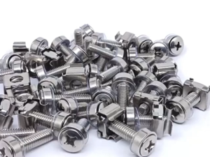 30Pcs M6x16mm Rack Mount Screw Kit Network Server Shelves Cabinet Cage Nuts Screws