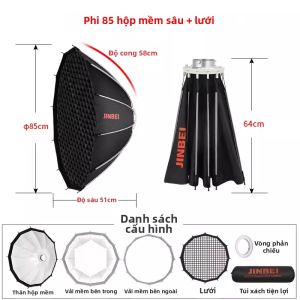 Jinbei | Quick Install Deep Parabolic Softbox 120cm