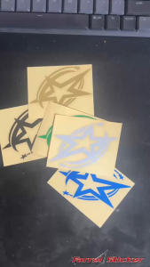 Stiker Bintang Swoosh Sticker Bintang 8 cm X 65 cm