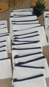 Plain White Canvas Pouch/Wallet BUKOD TANGI PH