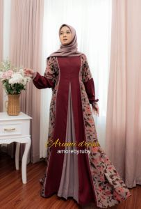 GAMIS BUSUI ANNEMARIE/ARUMI DRESS/DRESS MEWAH SIMPEL DAN ELEGAN