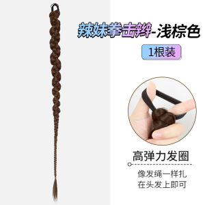New Chinese Style Fake Hair Braids Twisted Wheat Thin Classical Dance Long Braid Hair Accessories Quick Styling High Temperature Silk