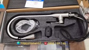 HappyHomeHn1 - K55 - [CHÍNH HÃNG] Vòi rửa bát nóng lạnh cần cứng vòi dây rút TP-VC8501