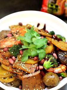 海底捞麻辣香锅调味料220g*1袋家用冒菜香辣虾炒料商用干锅酱火锅底料Dry pot sauce hot pot seasoning