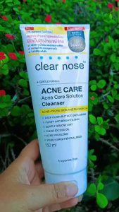 Clear Nose Acne Care Solution Cleanser 150ml Fragrance-Free Deep Pore Face Wash For Oily Acne-Prone Skin Remove Excess Oil Reduce Blemishes Redness Prevent Breakouts