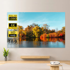 60-110 inch anti light screen simple version suitable for office outdoor and indoor use projection screen