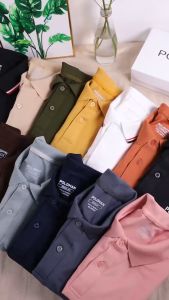 Áo thun POLOMAN cổ bẻ BASIC CVC vải cá sấu sang trọng lịch lãm thoáng mát