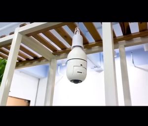 Witte cctv lampu bohlam kamera 1080p full HD night monitor auto tracking