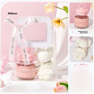 Modern Minimalist Pink Romantic Transparent Gift Bag for Opening Ceremony Beauty Salon Small Gifts for Customers And Friends