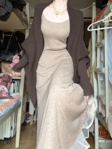 LIRUSHAN | Knit Sweater and Dress Set Fall Winter New 2026
