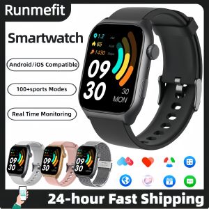 Runmefit GTS7 Pro NewSmartwatch Heart Rate Blood Oxygen Monitoring Sports Bodybuilding healthy DetectionCall notification 2024