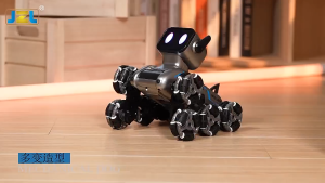 KIDS TOYS STUNT EIGHT WHEEL ROBOT DOG WITH DUAL CONTROL BEST FOR GIFT RECHARGEABLE BATTERY