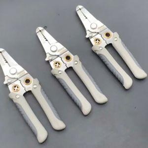 5 in 1 Tang fungsi Pliers Tukang Listrik Multifungsi Tang Jaring-hidung Tang Berliku Pengupasan Kawat