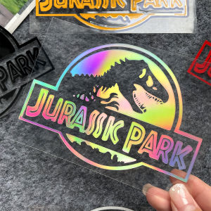 Dinosaur Jurassic Park Reflective Stickers Car Motorcycle Luggage Side Tail Top Aluminum Case Box Waterproof Vinyl Decals