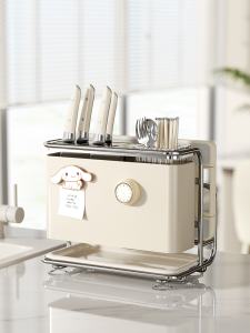 New 2025 Multifunctional Kitchen Knife Holders And Cutting Board Integrated Storage Rack Living Declaration Brand CarbonSteel Rectangle Design