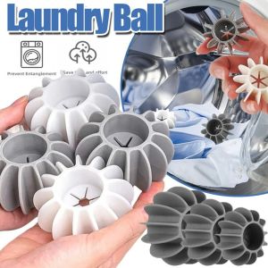 ลูกบอลซักผ้าซิลิโคน / ลูกบอลป้องกันการพันกันในเครื่องซักผ้า / เครื่องมือจับขนสัตว์เลี้ยงลอยน้ำ