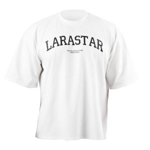 LARA STAR | Loose-Fit Heavyweight Cotton Fitness Short Sleeve T-Shirt