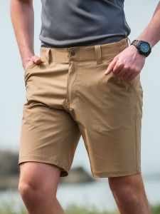 Mens Quick Dry Tactical Shorts Summer Outdoor Wear-Resistant Breathable Elasticated Loose Fit Casual Pants