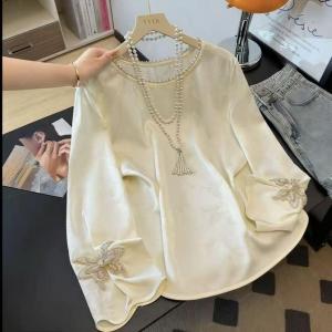 Embroidered Jacquard Chinese Style Shirt