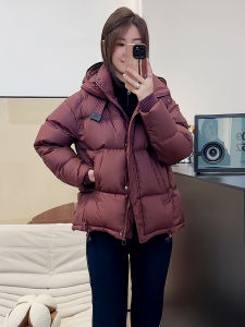 Warm Down Hooded Mid Length Ladies Jacket