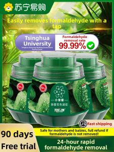 Powerful New Home Use Small Green Jar Formaldehyde Remover Strong Absorption Jelly Deodorant Agent for Indoor Air Purification