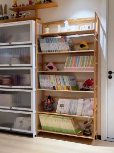 RRH Bookshelf Showcase 5/6 Layers 70/90 CM Organizer Saving Space Kitchen Rack Bedroom Corner Storage Bookcase Bamboo