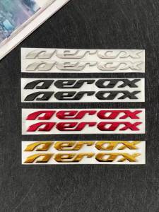 For AEROX155 AEROX 155 NVX155 Motorcycle Stickers Emblem Badge 3D Decal Raised Tank Motor Bike Body Visor Helmet Side Fit Decals