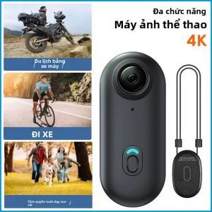 Camera Thể Thao Ngoài Trời 4K FHD Mini Action Cam Quay Video 1080P Gắn Mũ Bảo Hiểm Xe Đạp Thân Máy Chống Nước Màu Trắng/đen Tích Hợp WiFi
