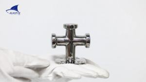 Marine Single Cross Bollard Mooring Cross Bitt Cleat 316 Stainless Steel Deck Hardware Accessories for Boat