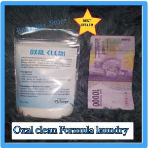 (TERMURAH)OXAL CLEAN FORMULA LAUNDRY / PENCERAH WARNA KUSAM /NODA KUNING PAKAIAN