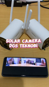 Teknobi IP Camera CCTV Solar Portable Baterai DG5 Waterproof Wireless