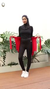 Hitjab - Booty Cover Rok Penutup Pinggul Pantat Senam Zumba Yoga Aerobik Gym Fitness