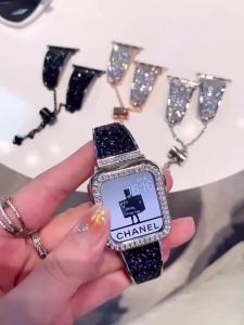 Women Metal Strap For Apple Watch Ultra Band 49mm 38 44 40 46 42 41 45mm Diamond Bracelet IWatch Series 12 11 10 9 8 7 SE 6 5 4