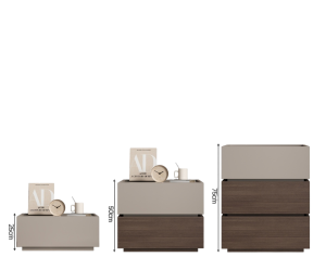SUNNY Cabinet Storage Cabinet Solid Wood Stackable Cabinet With Drawer Storage Bedside Cabinet No Installation Required