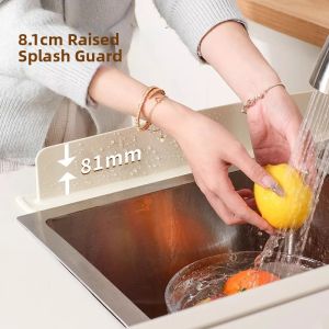 HALEXIONG | Suction Cup Integrated Sink Splashes Prevention Strip Silicone