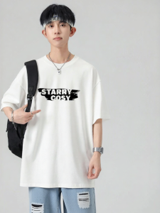 Warrior | Breathable Cotton T-Shirt Loose Printing Short Sleeve