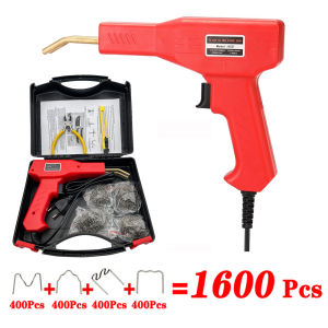 1600Pcs Hot Stapler Plastic Welding Kit 70W/50W Plastic Welding Machine Bumper Soldering Iron Car Bumper Crack Repair Tools