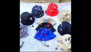 Topi Bucket Anak Karakter Lucu  (3-10Tahun)