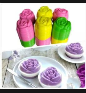 36 PCS CETAKAN PUTU AYU / PUDING MAWAR / 3 LUSIN CETAKAN JELLY MAWAR