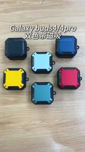 Earbuds Case For Samsung Galaxy Buds 4 / Buds 4 Pro Earphone Protection Cover With Magnetic Closure Safety Buckle Keychain Coque