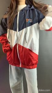 HOLDERS Jaket Hoodie Winbreaker Tracktop Tracksuit Parasut Casual Vintage Pria Wanita