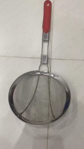 Vớt bọt inox cán đỏ VỢT VỚT BỌT LỌC CẶN DẦU VỚT THỰC PHẨM