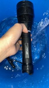 Scuba Diving LED Waterproof Rechargeable Flashlight(GD34)