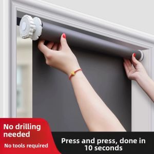 CHUNJI | Sunscreen Blackout Roller Blind No-Drilling