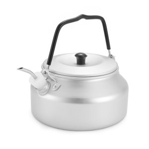 Durable Stainless Steel 800ml Camping Teapot Kettle with Nozzle for Outdoor Activities and Trekking