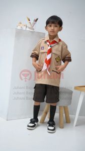 Setelan Seragam Pramuka Siaga SD untuk Anak Laki-Laki